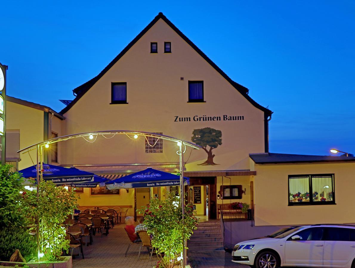 Restaurant Gruener Baum Hotel Leidersbach Eksteriør billede